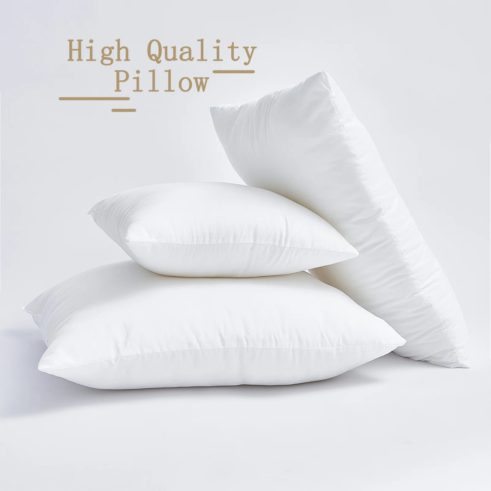 

Pure Color Pillow Cushion Core Pillow Inner PP Cotton Filler Cushion Filling Home Supplies Bed Pillows 40x40/45x45/65x65/50x70