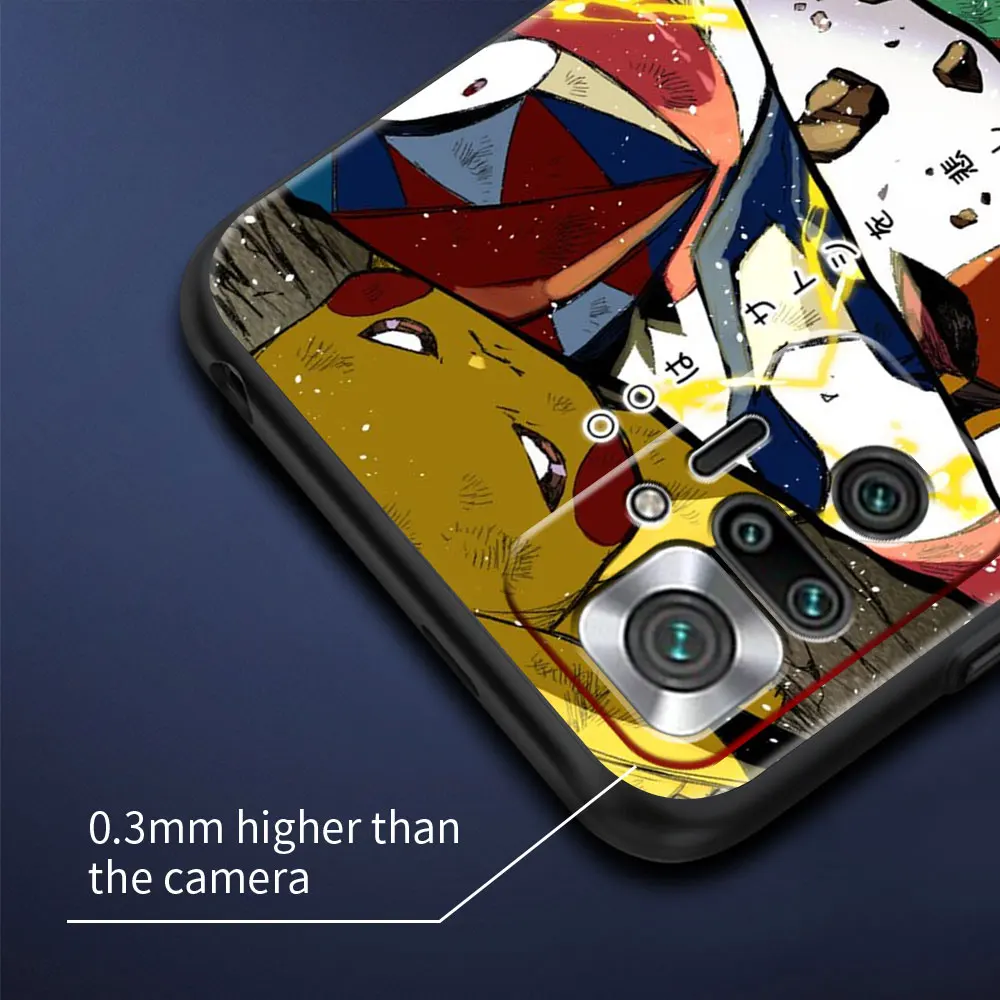 case for xiaomi redmi note 11 10 9 8 pro k40 10s 9s soft phone cover 8t 9a 9c 9t 7 tpu silicone back shell hot pokemon game capa free global shipping