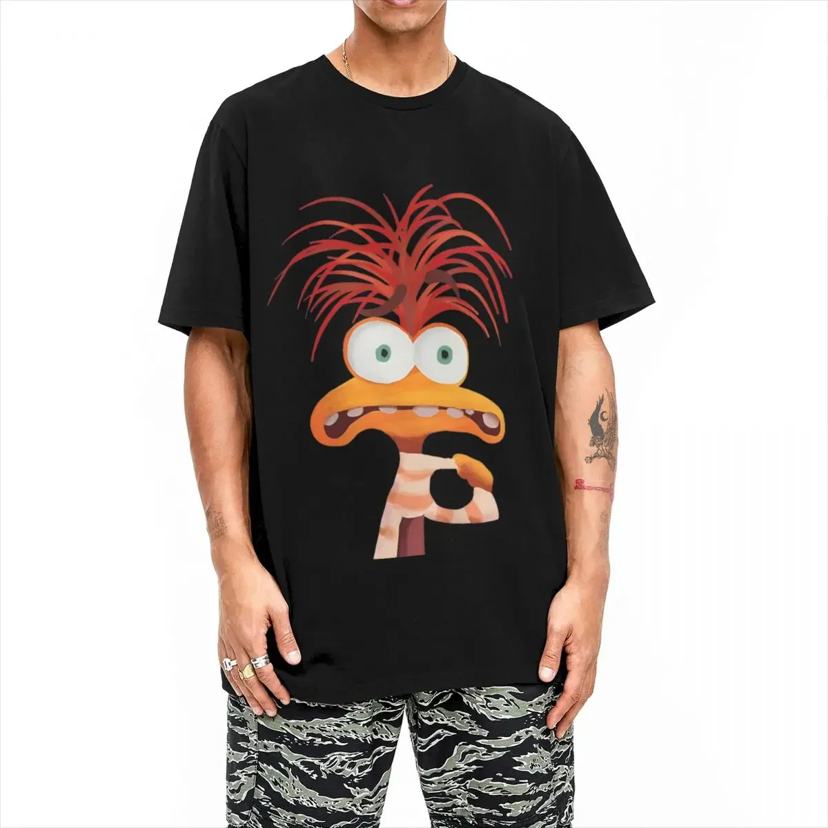 Футболка Мужская/Женская хлопковая с круглым вырезом и коротким рукавом