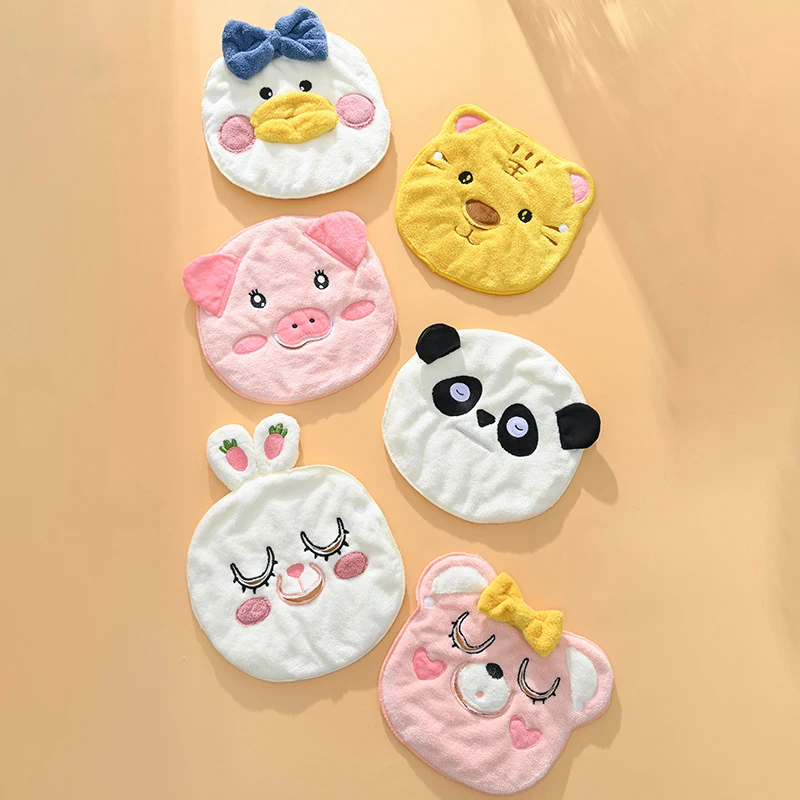 

Cartoon Facial Towel Moisturizing and Hydrating Beauty Salon and Cold Hot Compress Mask Thickened Coral Fleece Face Towel