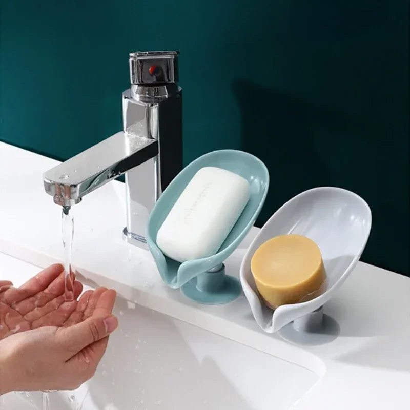 

Soap Storage Box with Drainage Function Storage Box Sink Soap Drying Rack Kitchen Bathroom Storage Rack Bathroom Organizer