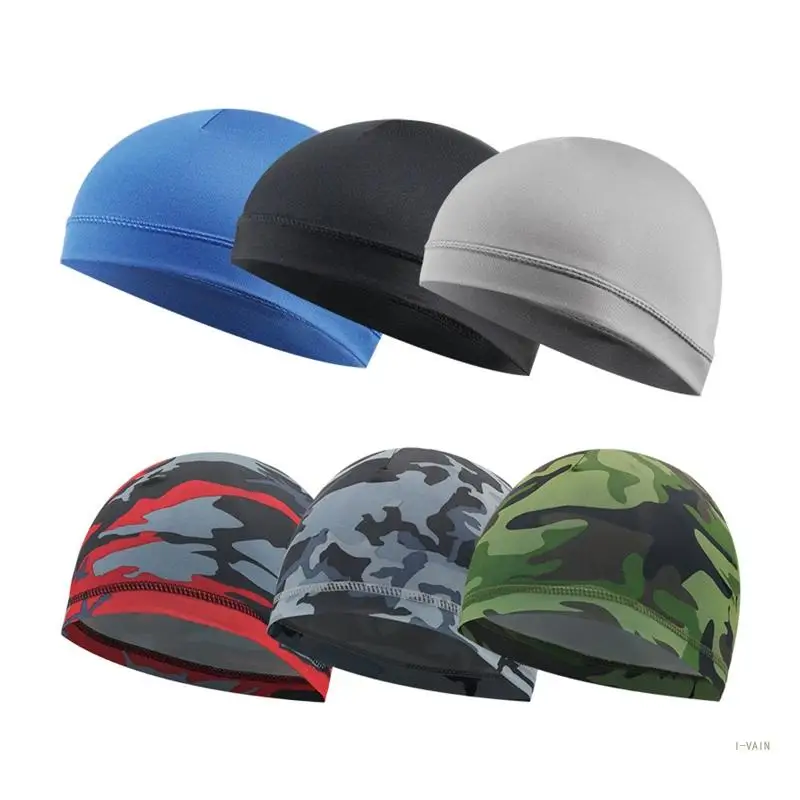 

M5TC Cycling Skull Cap Beanie Cap Quick Dry Headwrap Riding Cap Breathable for Head Scarf Cap for Head for Protection for Hik
