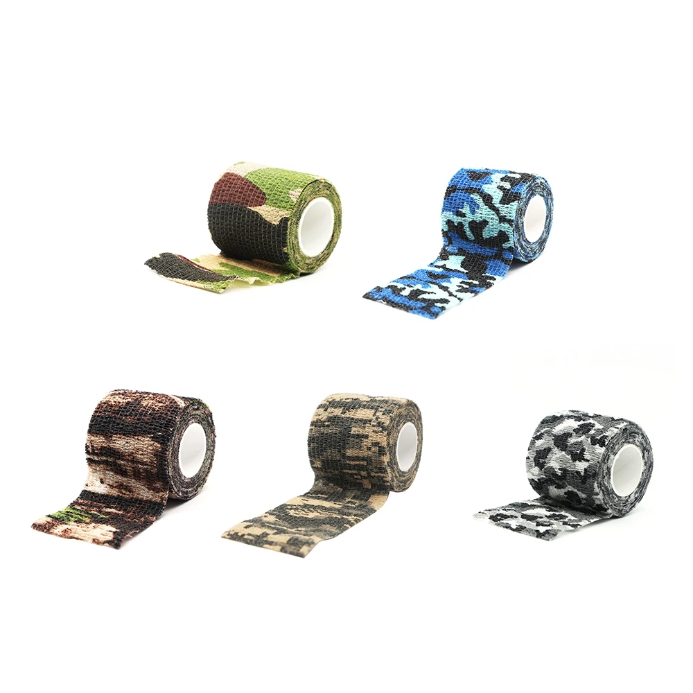 

Camouflage Elastic Wrap Tape Pre-Wrap Sports Tape Comfortable Breathable Knee Ankle Athletic Bandage Underwrap Bandage