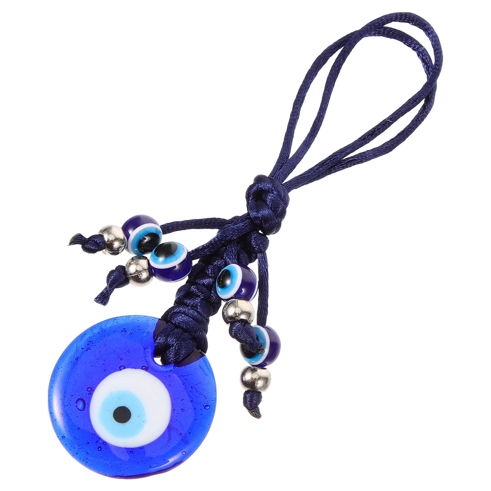 

Car Accessories Wall Evil Eye Decor Pendant Glass Hanging Decoration Mirror Rear View Backpack Charms