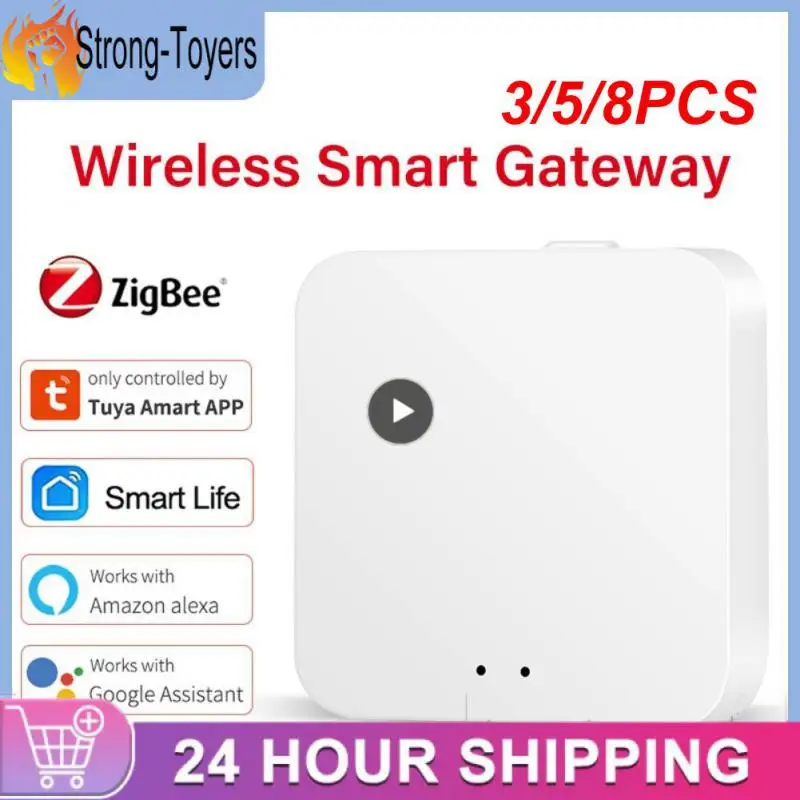 

3/5/8PCS Diy Smart Home Remote Control Smart Control Center Scene Linkage Zigbee Gateway Hub Tuya Wireless Bridge