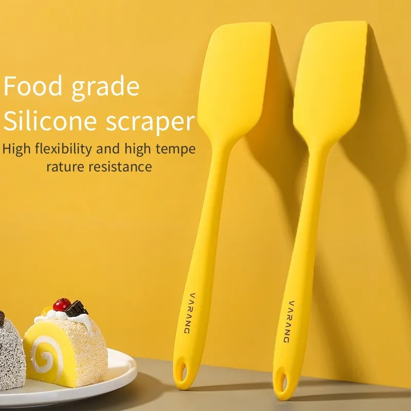 

Kitchen Food Grade Silicone Soft Scraper Household Diy Baking High Temperature Stirring Scraper Cream Shovel Cake Spatula