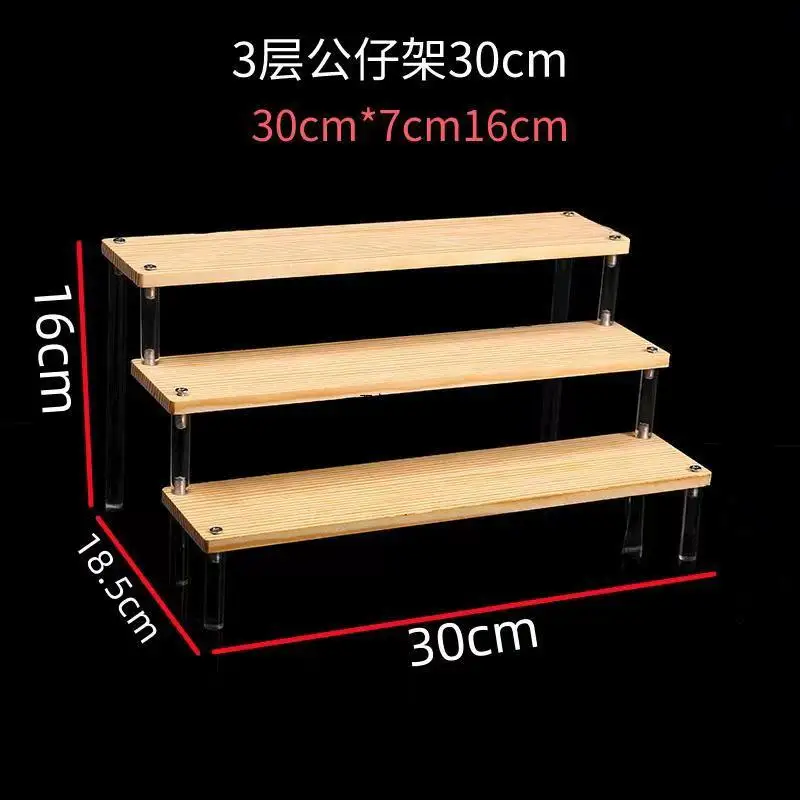 

Деревянная многоуровневая полка для декора