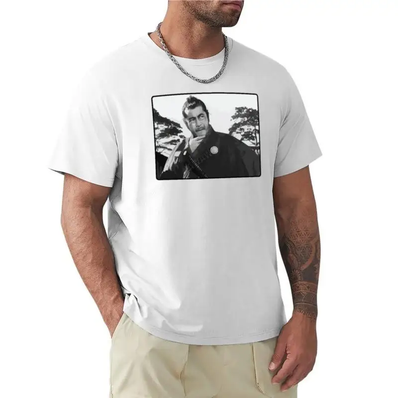 

Sanjuro / Yojimbo- Toshiro Mifune T-Shirt Short t-shirt t shirt man graphics t shirt Men's cotton t-shirt
