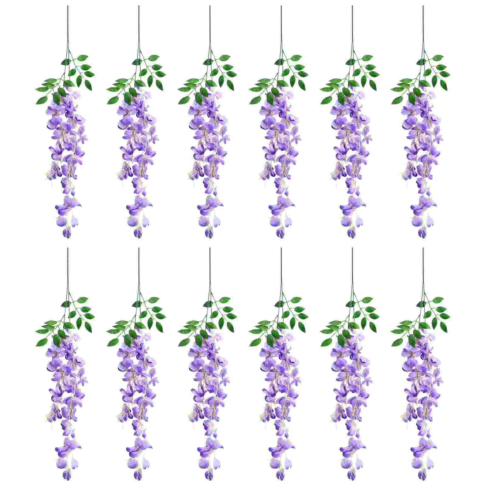 

Artificial Wisteria Flower Floral Decor Fake Vines Vines Flowers Plastic Wisteria Purple Flowers