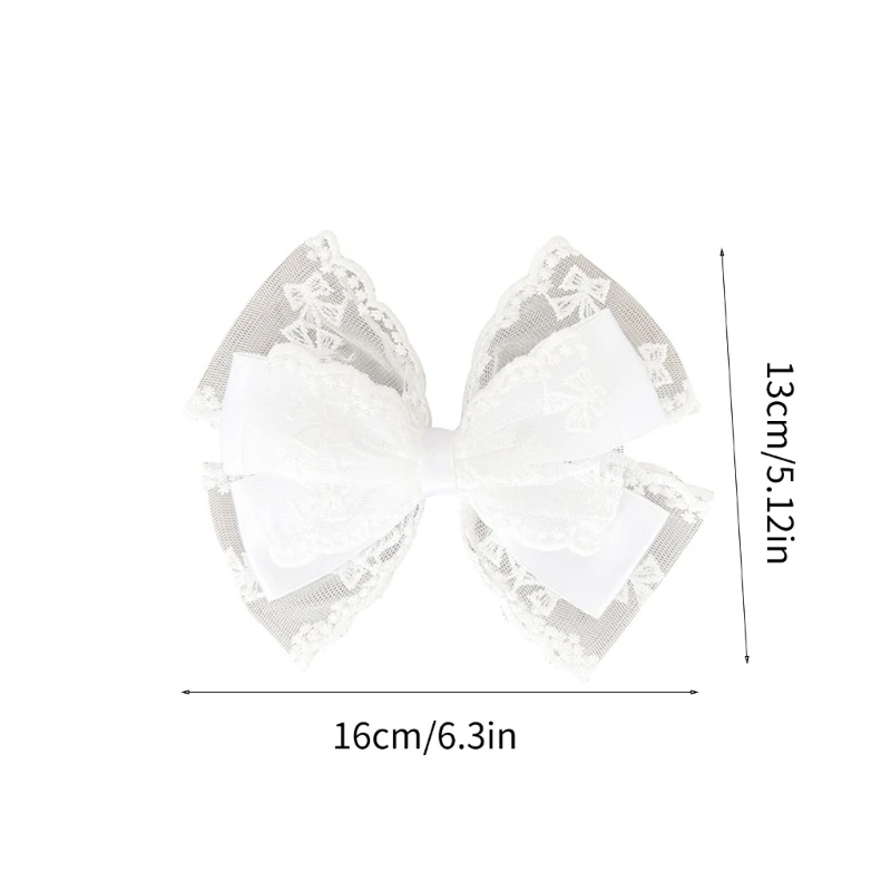 Многослойная лента с бантом заколка для волос косы шпилька девочек кемпинговой