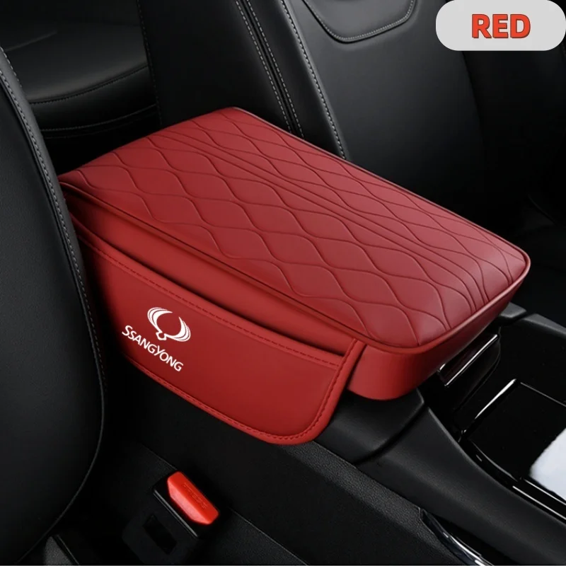 

Защитный чехол для центральной консоли автомобиля, карман для хранения для Ssangyong Kyron Rexton Musso Grand Korando 221 Actyon Sport 222 G4 Stavic
