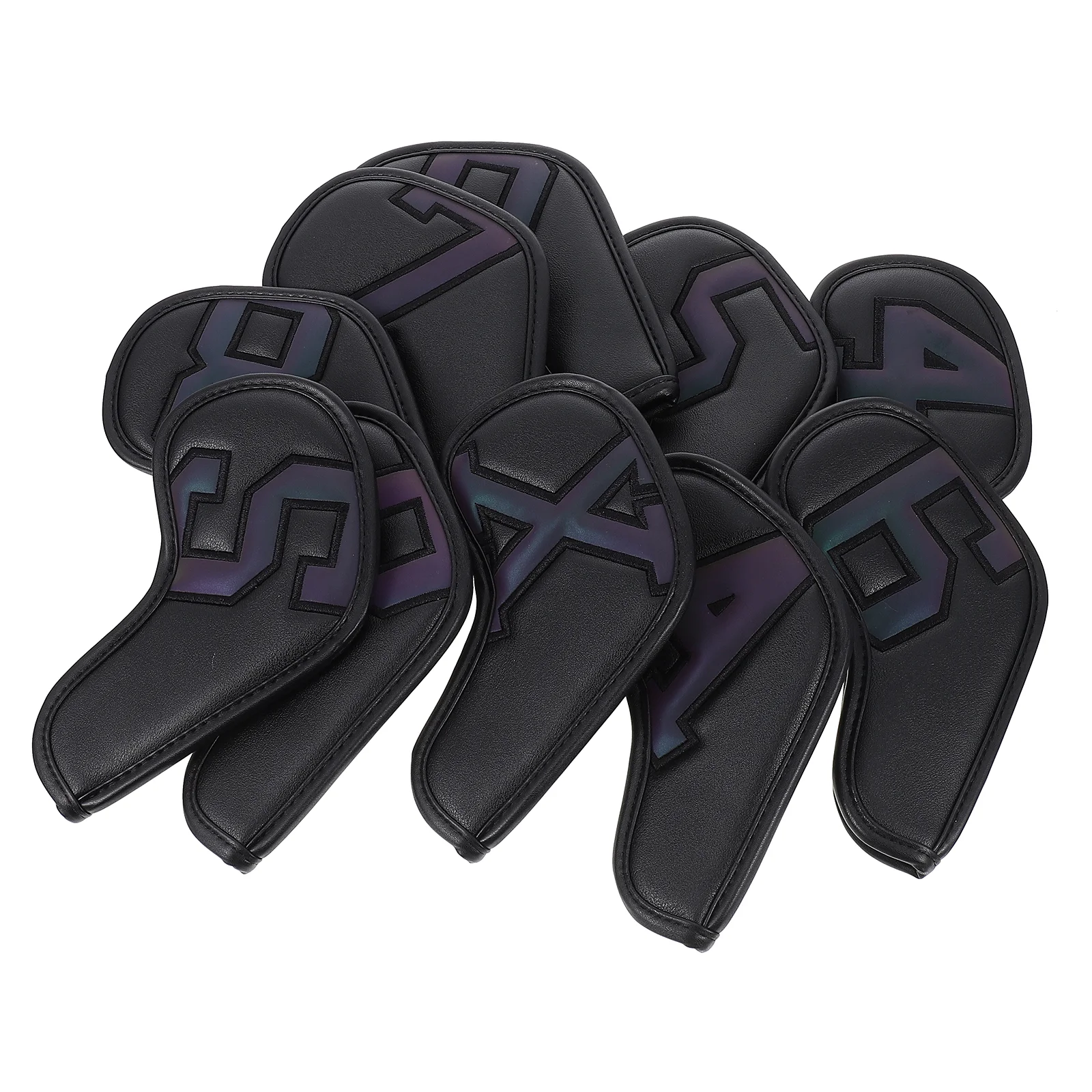 

Cover Club Covers Golfs Driver Pu Putter Head Headcovers Iron Neck Hybrids Lid Sleeve Longclubs