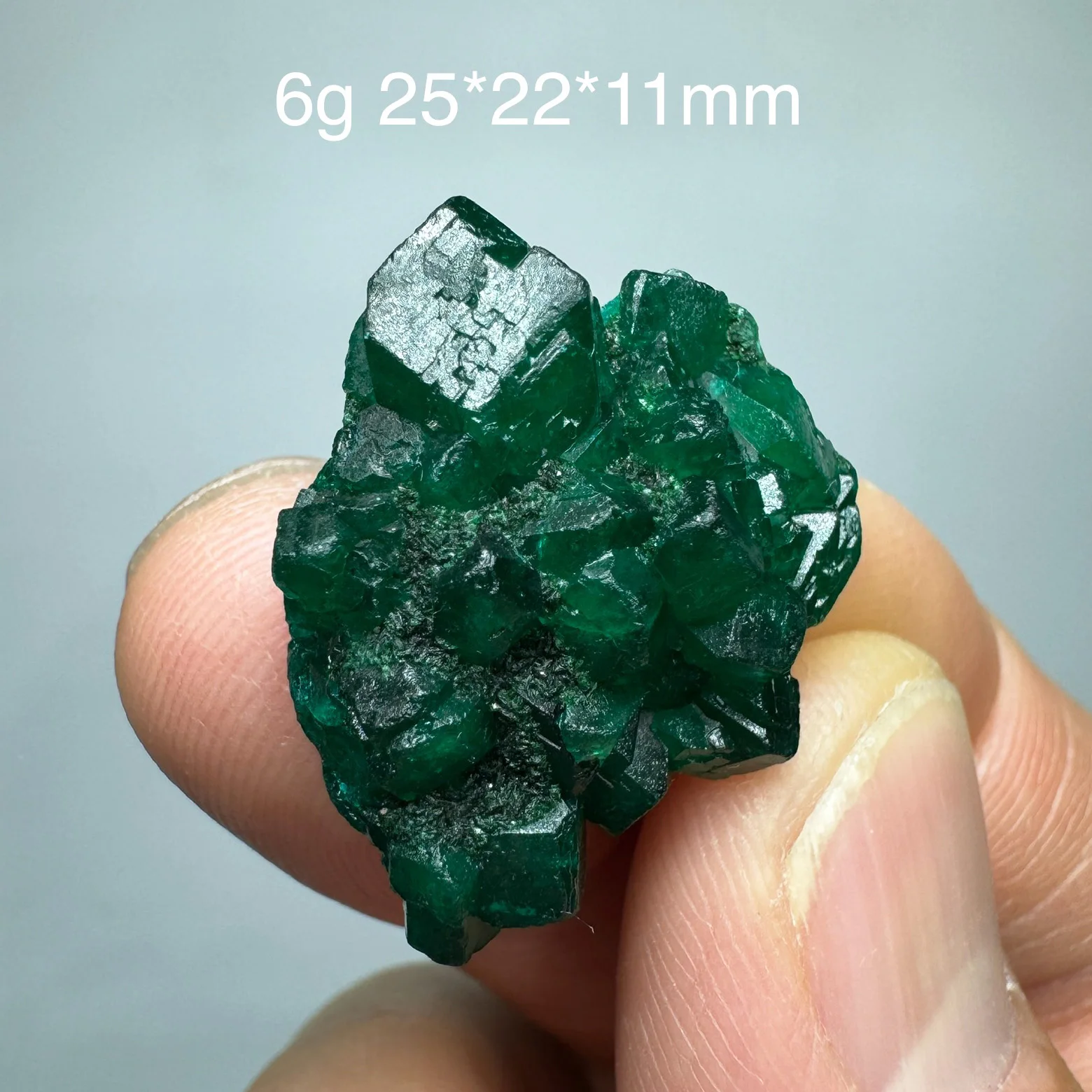 Конго зеленый диоптуз минеральный образец хрусталь  CT1-9