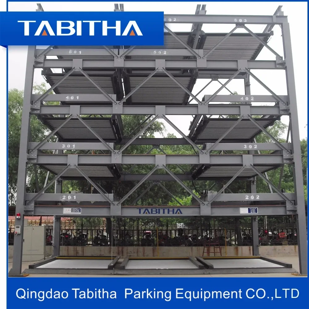 Tabitha четырехэтажная головоломка система парковки для 37 автомобилей с