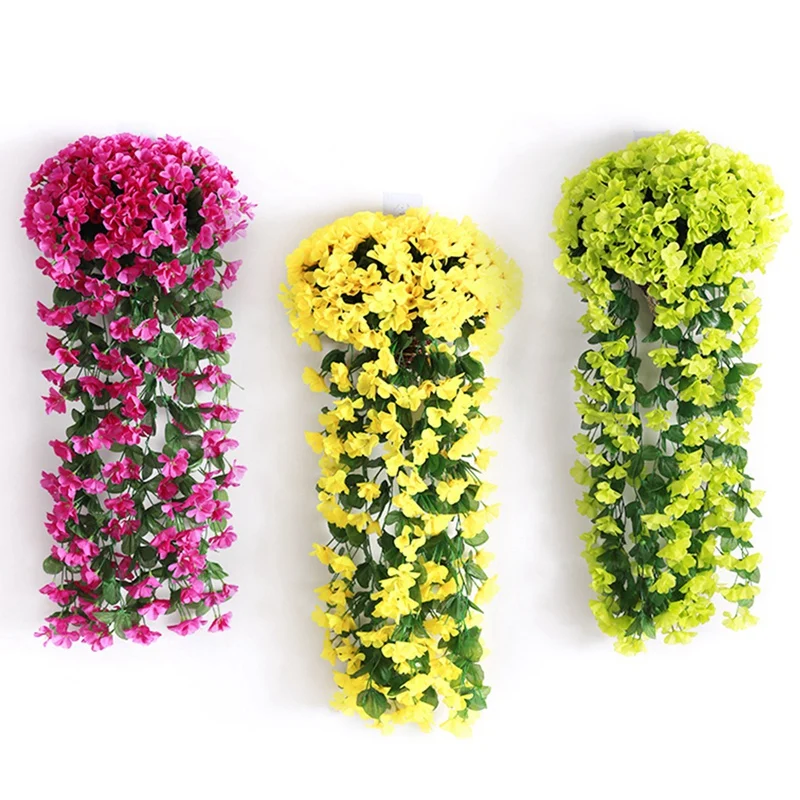 5 Лепестков Орхидеи Имитация искусственных цветов Поддельный Цветок Украшение