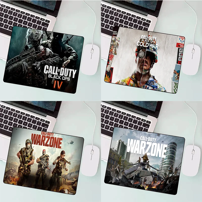 

Игровой коврик для мыши Call-of-duty war zone, маленький игровой офисный коврик для мыши из натурального каучука для аниме
