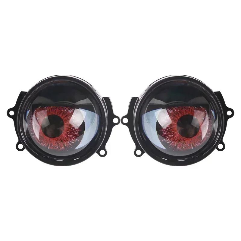 2024 Новые динамические 3-дюймовые линзы Devil Eyes для 12 В автомобильные комплекты