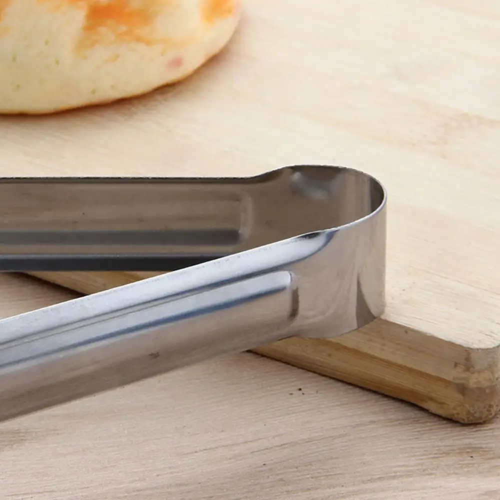 

Portable BBQ Tongs 23/29/33cm Stainless Steel Fruit Steak Food Clip Barbecue BBQ Tongs