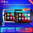 Автомобильный радиоприемник Navi Stereo 2din для Citroen C4 C Triumph C четыре 2004-2009 мультимедийный плеер GPS навигация Carplay Android авто