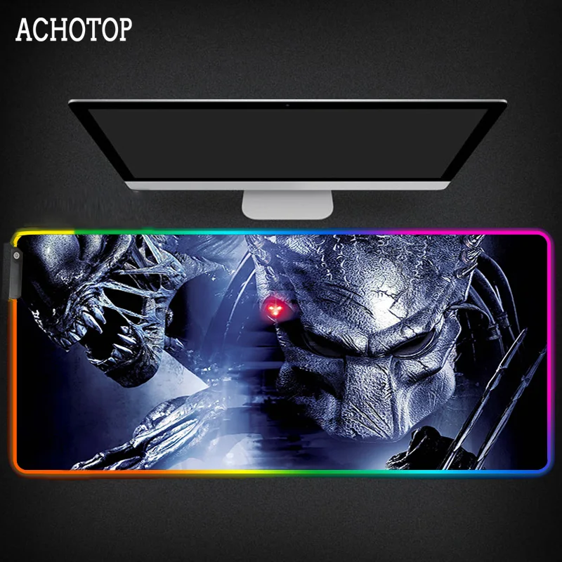 

90x40CM Large Gaming Keyboard Mouse Pad Computer Gamer Tablet Desk Mousepad with Edge Locking Office Play Mice Predator Warrior