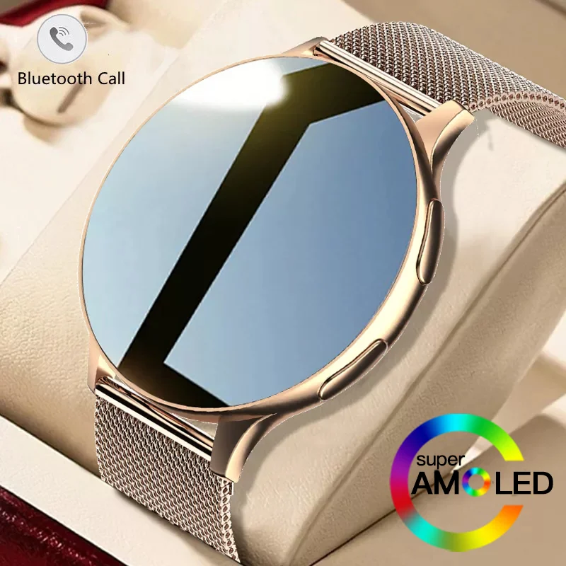 

2023 New Women Bluetooth Call Smart Watch HeartRate Blood Pressure Monitoring Smartwatches IP67 Waterproof Men Smartwatch+Box