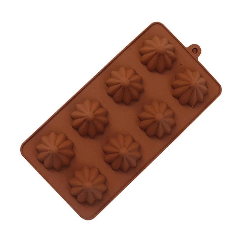 

Flower-Shaped Chocolate Mold 3D Fondant Mold Silicone DIY Candy Dessert Mold