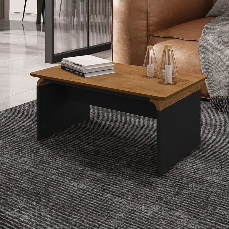 

Lilibeth Color Naturale / Matte Black Living Room Coffee Table