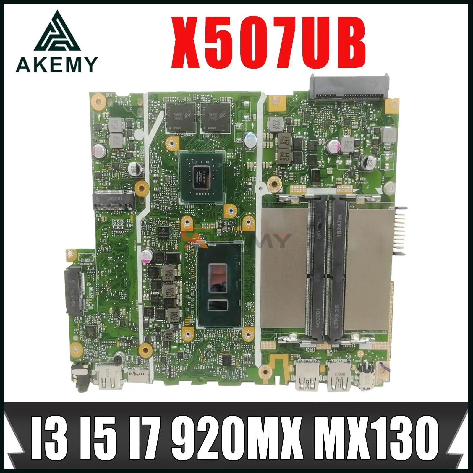 

X507UB Mainboard For ASUS X507UBR X507UF A507UB F507UB R507UB A507UF Y5000UB Laptop Motherboard I3 I5 I7 6th/7th/8th