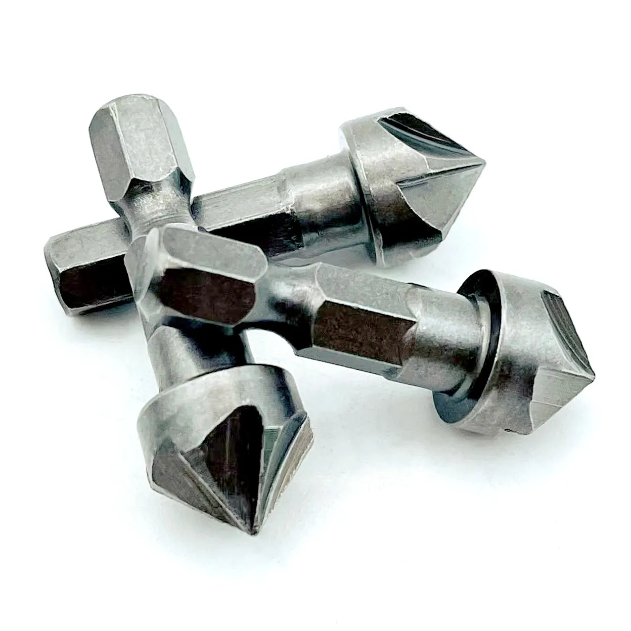 1 шт. зенкер с углом 90 градусов фаска 1/4 дюйма шестигранный хвостовик |