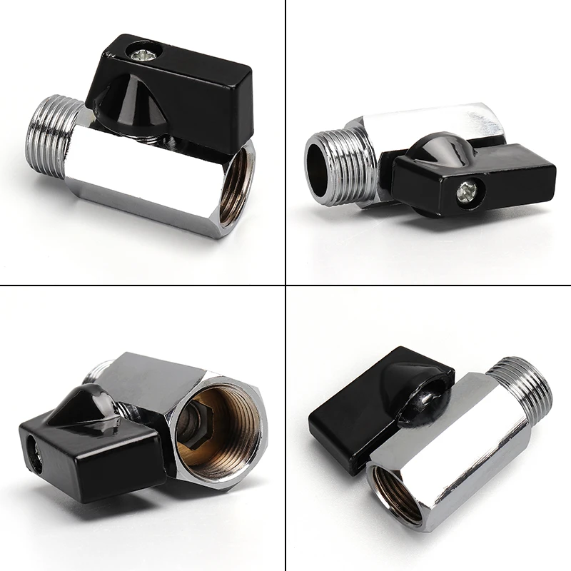 Латунный шаровой кран 1/8 дюйма 1/4 3/8 1/2 BSP с резьбой мини-клапан наружной на