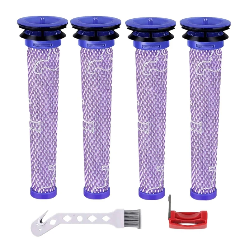 

6 Pcs Washable Pre-Filter Set For Dyson DC58 DC59 DC61 DC62 DC74 V6 V7 V8 Vacuum Replacement Filters For Spare Part