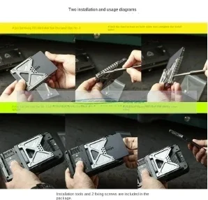 Электростатисчер Спанен No. 3. Тепловыеissipatie Harde Schijf Doos Van Aluminiumlegering.