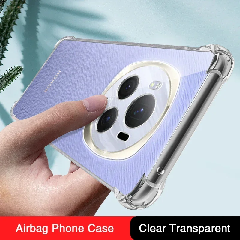 Роскошный прозрачный чехол для телефона с подушкой безопасности Honor Magic 6 Pro Lite