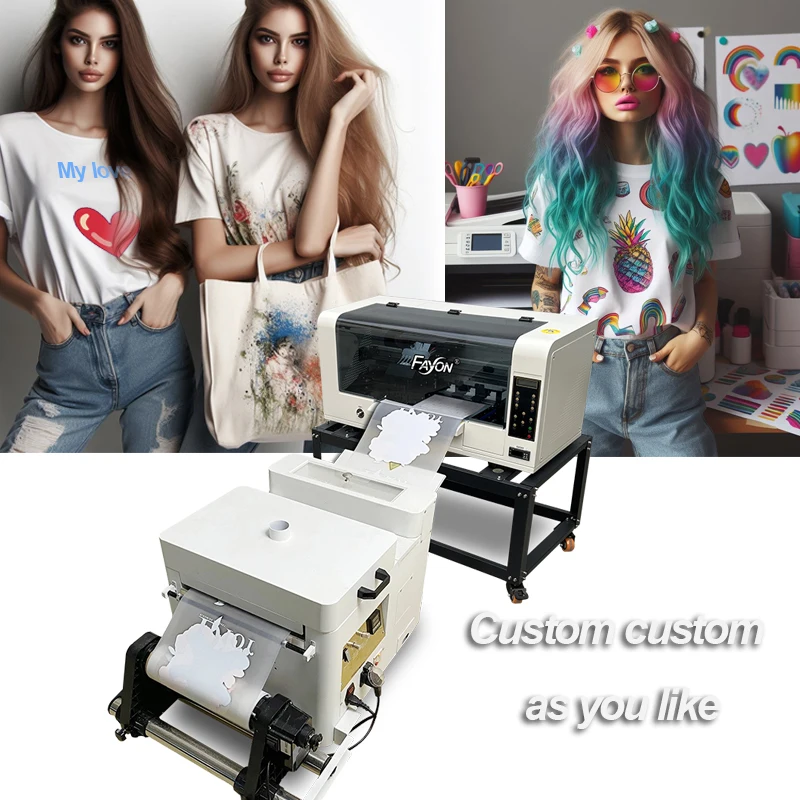 Fayon 350 DTF принтер A2 A3 30 см печатная машина 50 дешевая Коммерческая фотография