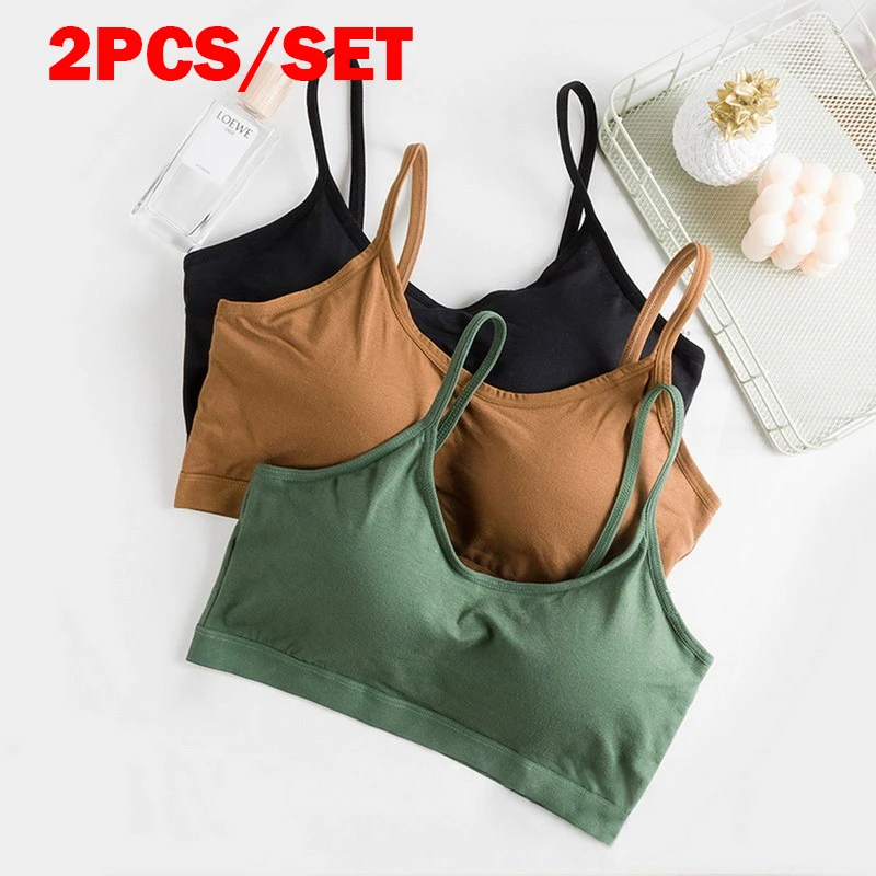 

Женский бесшовный бюстгальтер для занятий йогой, 2 шт.