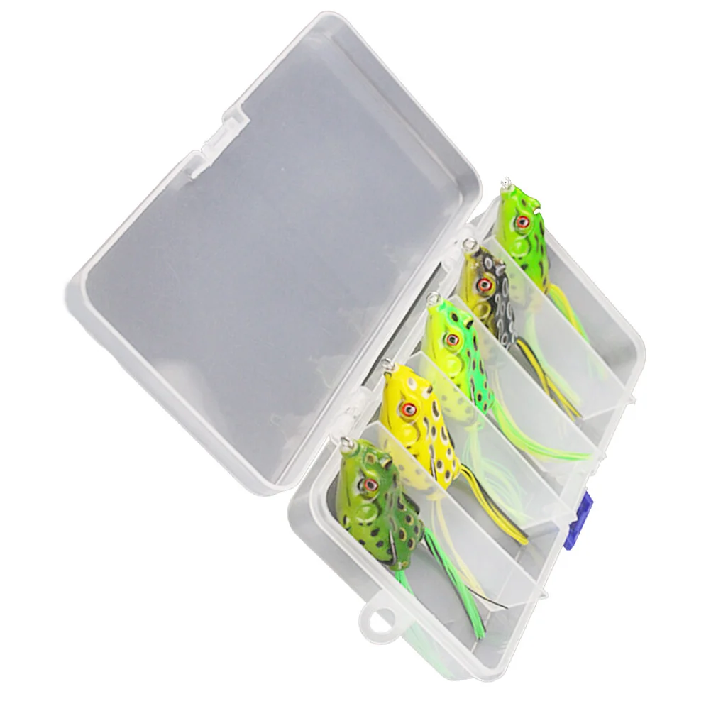 

5 шт., рыболовные приманки с коробкой