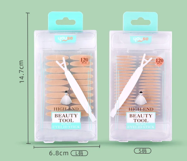 Невидимая наклейка на веко кружевные полоски для подтяжки глаз двойная лента век