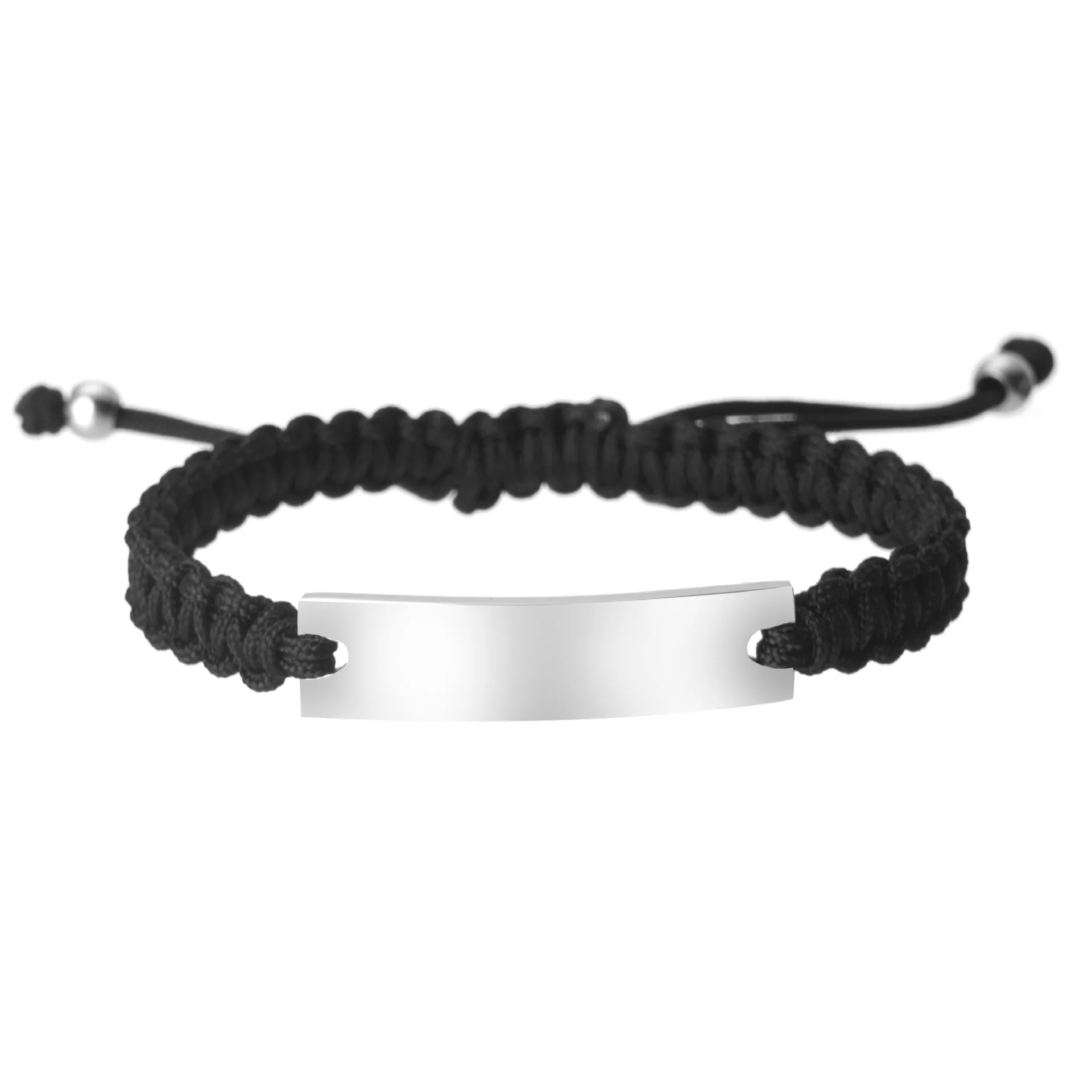 Браслет плетеный из нержавеющей стали для мужчин и женщин универсальный