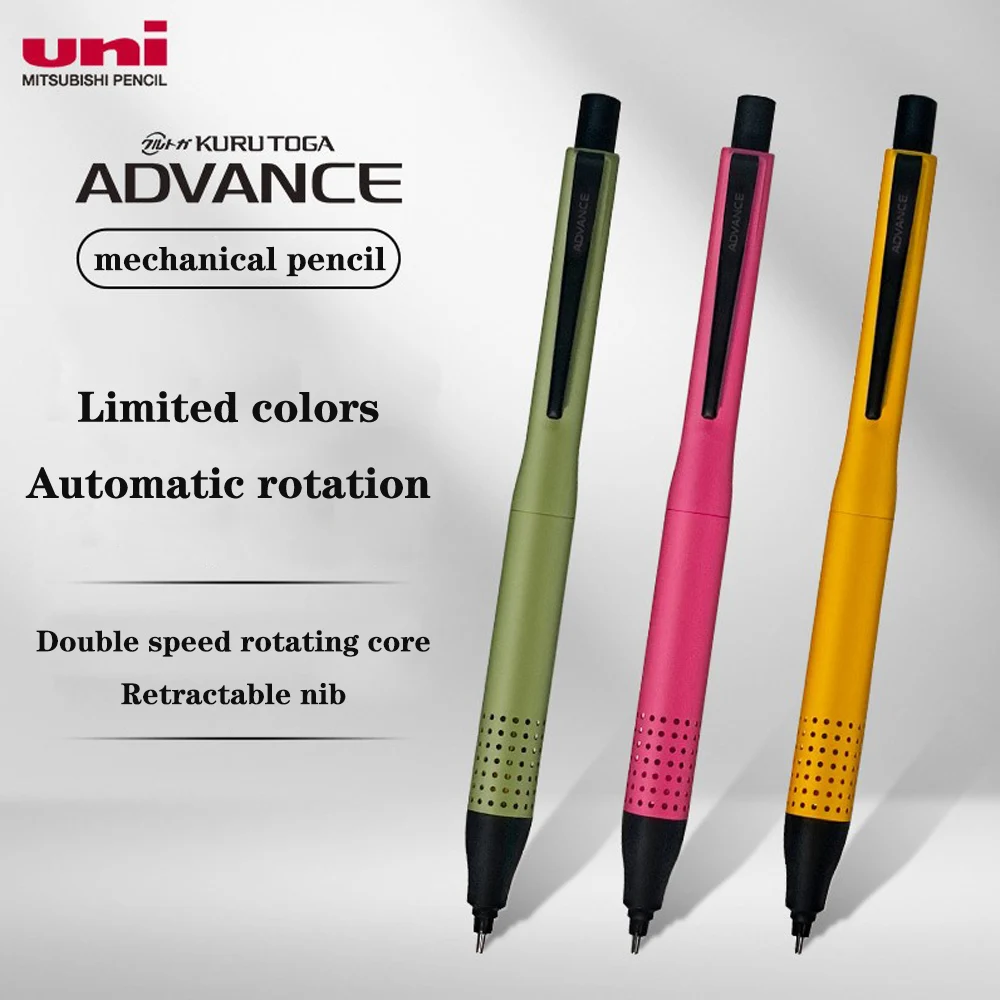 

Japan UNI Limited Mechanical Pencil M5-1030 Metal Low Center of Gravity Automatic Rotating Pencil Drawing 0.5MM Color Lead