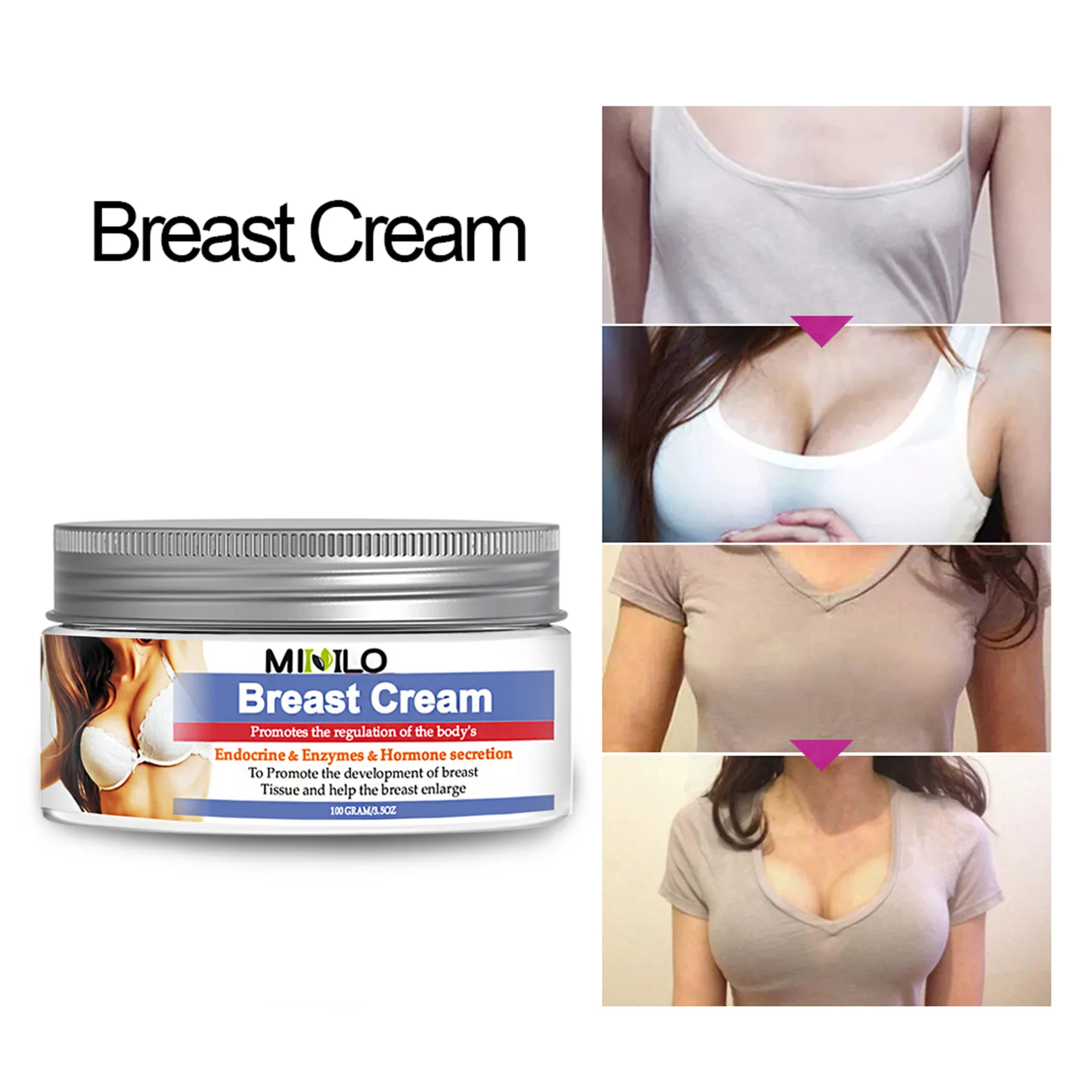 

Effective Bigger Chest Massage Breast Enlargement Cream Frming Bigger Chest Massage Cream to Make Breasts Full Strong Chest Care