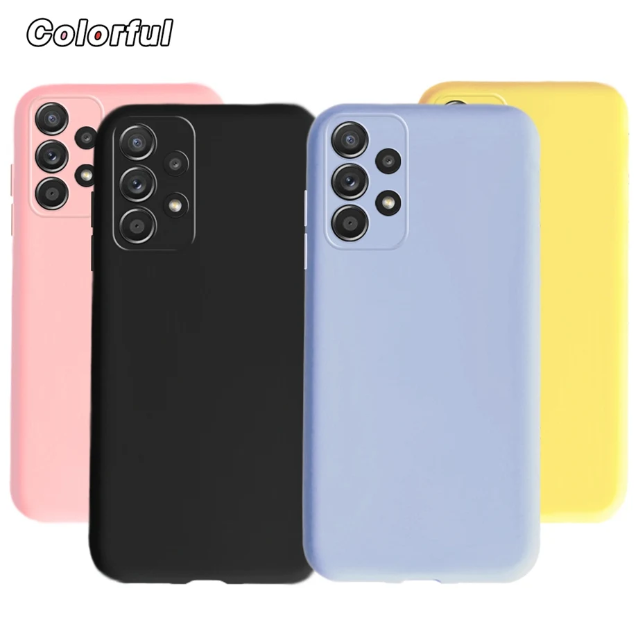 

For Samsung Galaxy A13 4G Case Plain Solid Candy Color Cute Phone Case For Samsung A13 A 13 A135F A136U 5G galaxyA13 Cover Shell