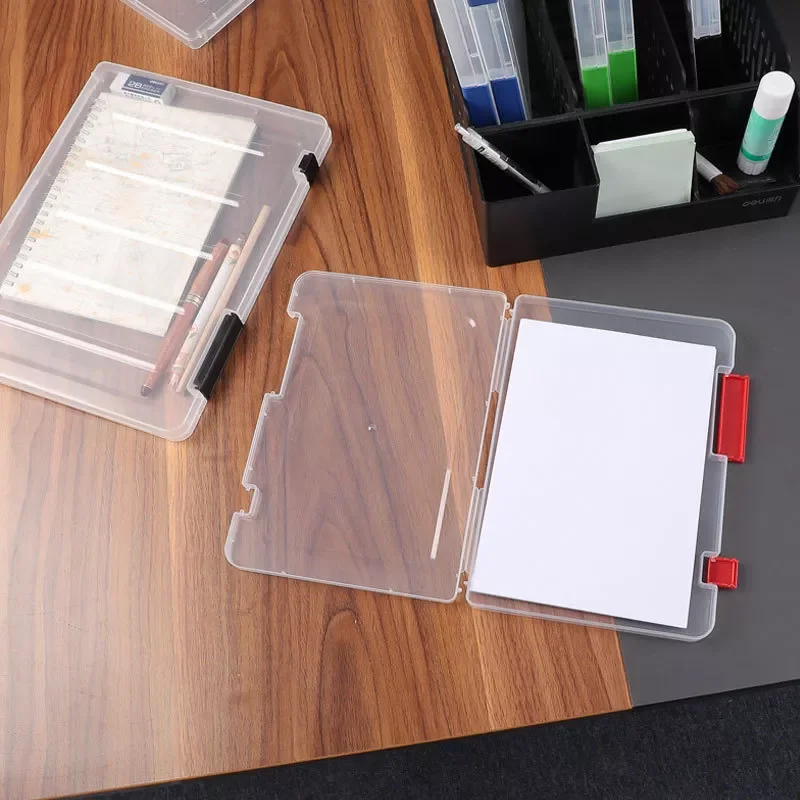 

New in Transparent File Folder Large Capacity Paper Data Book File Organizer Portfolio Office Stationery Storage Home Oragnise c