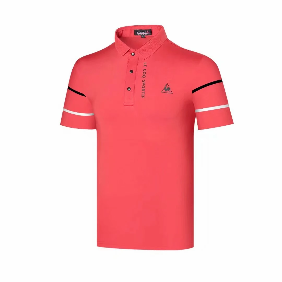 Golf wear Men Short Sleeve T-Shirt Golf T-Shirt Sports Golf Clothes Outdoor Sports Shirt Summer