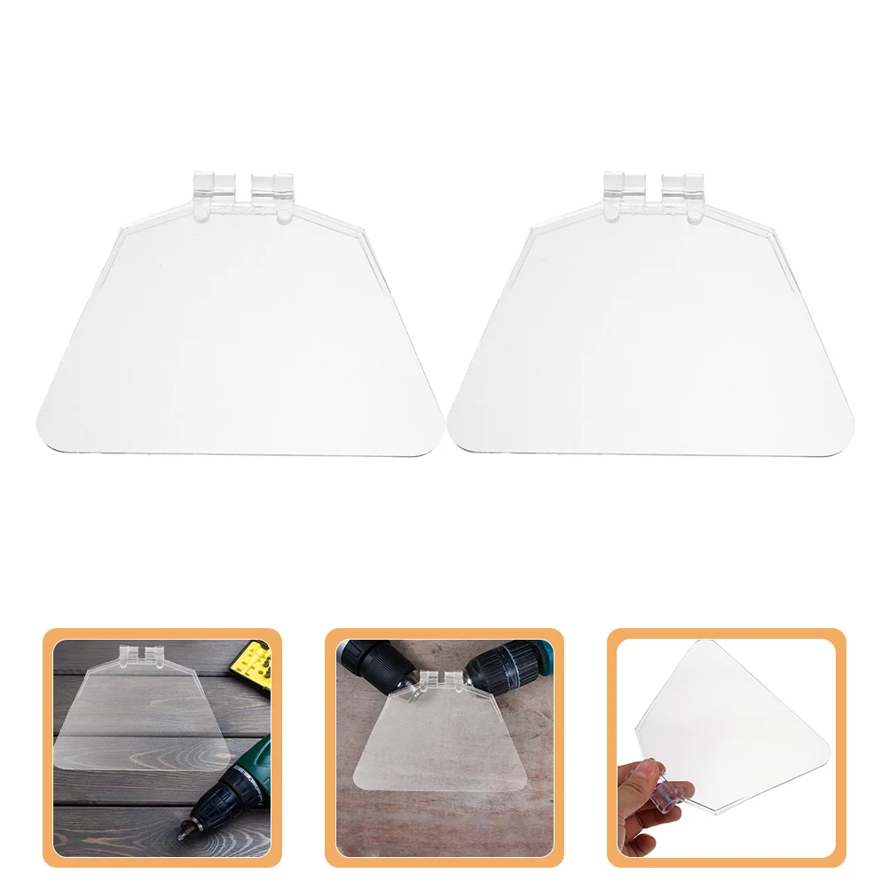 

2 шт., защитные очки для шлифовальной машины, накладка на колесо, щит, тиски для влажной стойки, сменная пластиковая защита для глаз, защитная крышка