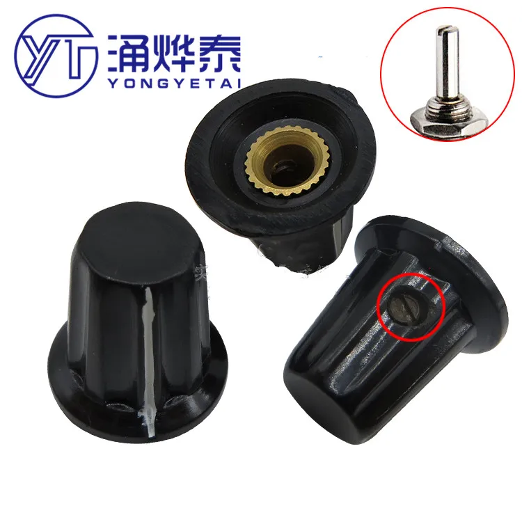 YYT 5 шт. ручка K17-01 бакелитовая переключателя потенциометра крышка внутреннее