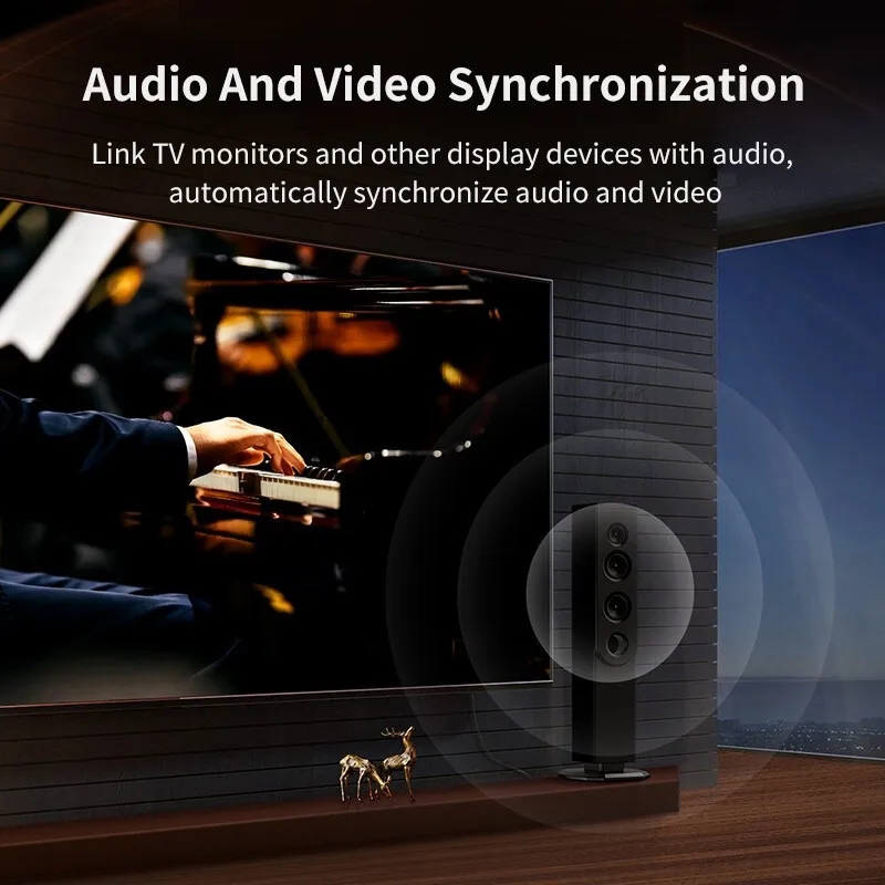 4K * 2K адаптер с портом дисплея на HDMI-совместимый кабель адаптация Видео Аудио для