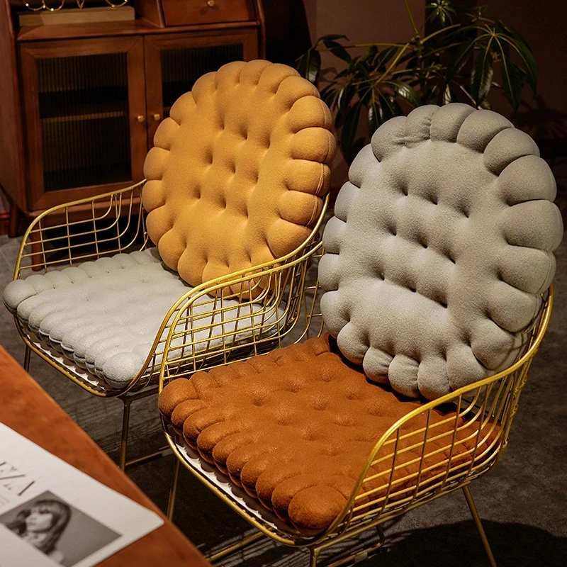 

News Biscuit Shape PP Cotton Soft Sofa Cushion for Home Tatami Window Fart Cushion Nordic Style Round Square Futon Chair Cushion
