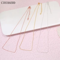 european and american fashion chain stainless steel necklace jewelry chains pendant connector diy accessories materials findings