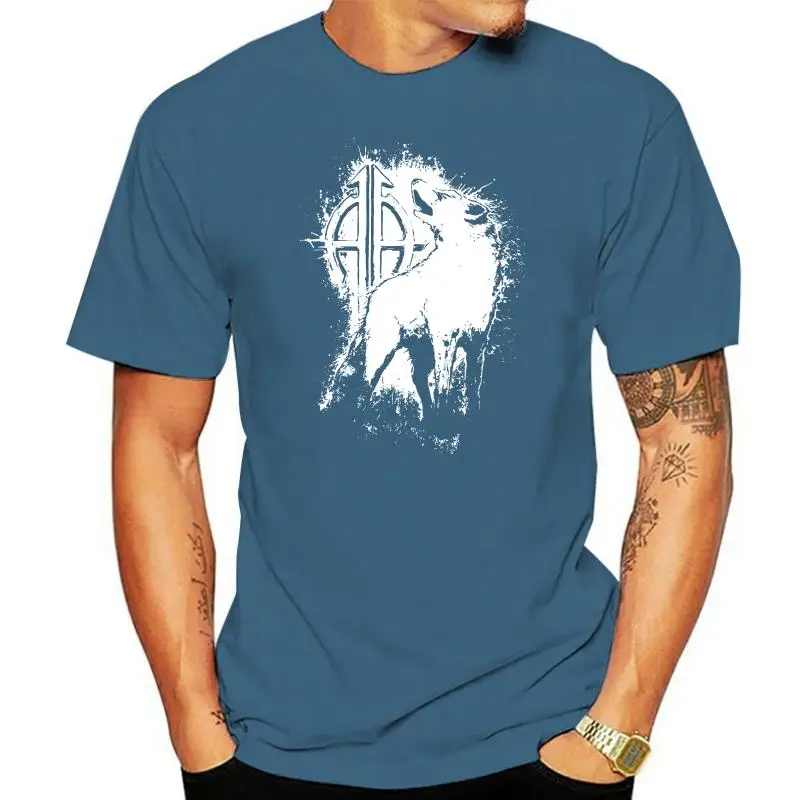 Мужская футболка Sonata Arctica White Wolf Tour Dates, черная (1)