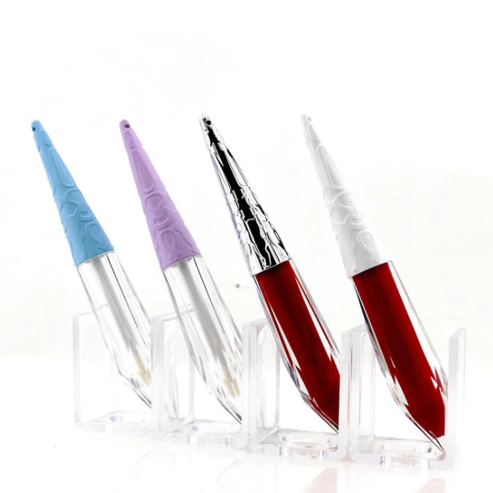 50/100pcs 2ml Empty Lip Gloss tubes Blue/Purple Cap DIY lip balm Bottle Refillable Lipstick Packing Container Wholesale